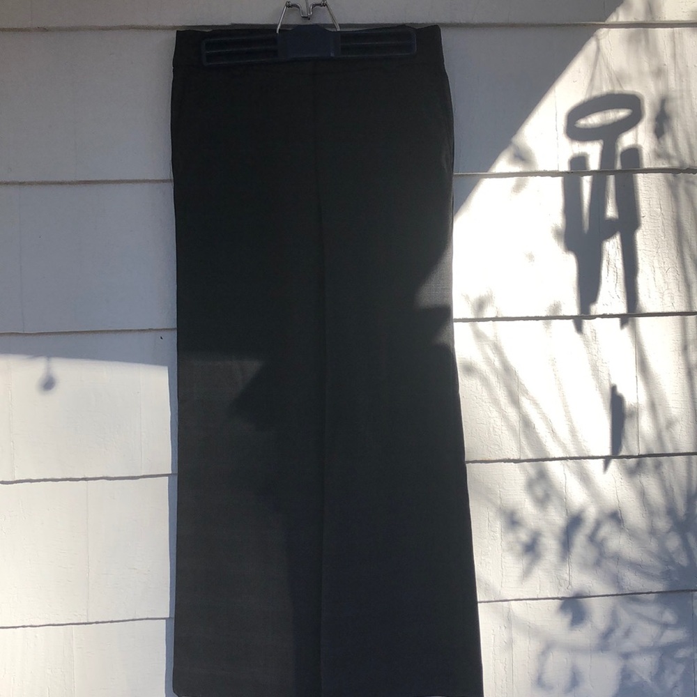 Wide leg gray pants